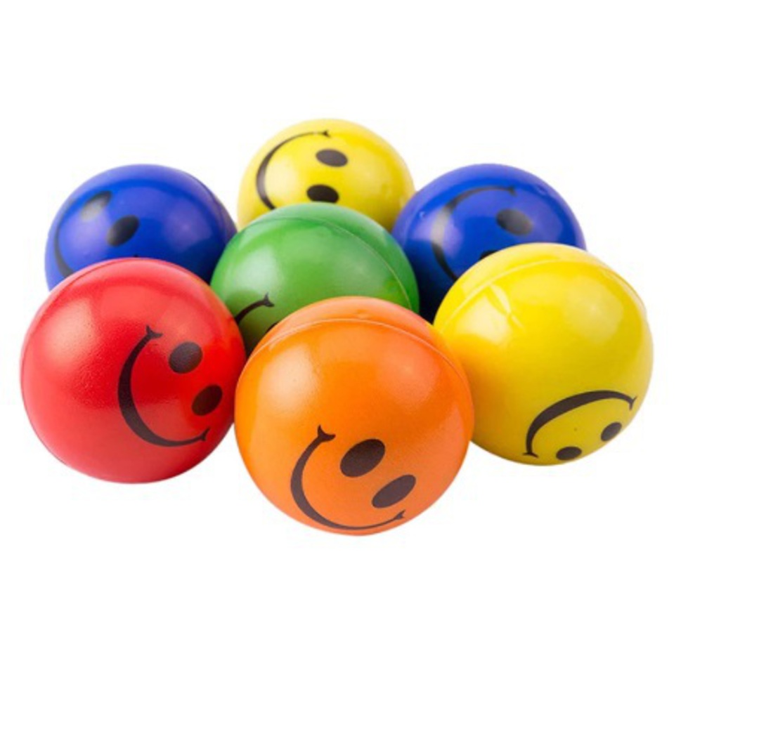 63mm Smile Squeeze Ball image 0